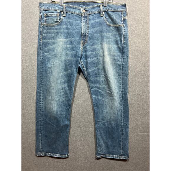 Levi 569 Mens Relaxed Straight Jenas Size 36 (Waist & Length Has Been Adjusted) - Picture 1 of 8